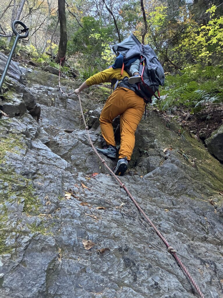 1歳　子連れ登山　担いで登山