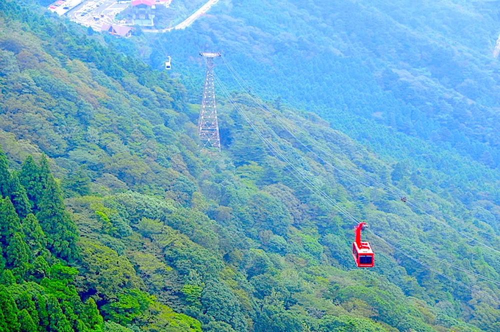 Mount Tsukuba ropeway view