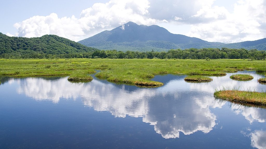 尾瀬ヶ原と燧ヶ岳