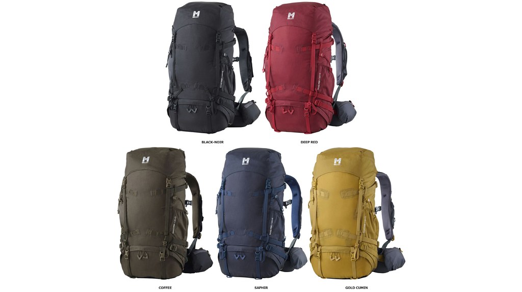 ミレー サースフェー NX 30+5の登山用リュックの色違い5点