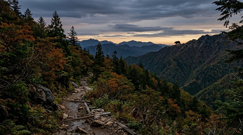 登山中にクマと遭遇したときの正しい行動